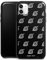 Silikon Hülle kompatibel mit Apple iPhone 11 Case schwarz Handyhülle Naruto Shippuden Konoha Pattern