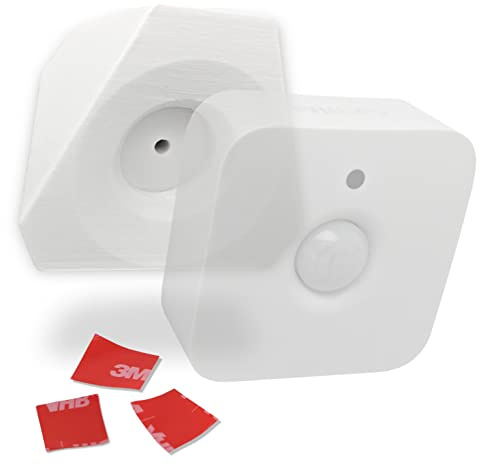 Cadelux 2er Set Wandhalter Eckhalterung für Philips Hue Bewegungsmelder – für Raumecken, selbstklebend, bohrfrei