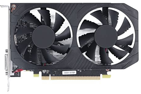 Carte Graphique RX 550, Carte Vidéo de Jeu GDDR5 128 Bits 4 Go avec Double Ventilateur de Refroidissement, PCI Express 3.0, DVI, DisplayPort, HDMI, Cartes Vidéo GPU pour PC de