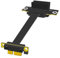 GLOTRENDS 100 mm PCIe 3.0 X1 Cavo Riser per M.2, WiFi, Firewire, USB, schede audio, ecc.