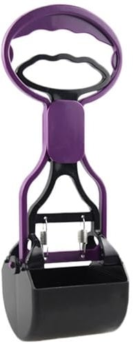ZEACCT 1 Pezzi Portatile Palette per Escrementi Cani, Paletta Cani Manico Lungo, Raccoglitore per Cacca Facile, Paletta per Cacca Pieghevole, per Cortile, Erba- 17,71 Pollici - 45 Cm