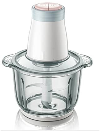 TVSKWMRQ Tritacarne Elettrico da 2 Litri, Tritatutto, Tritatutto, utensile da Cucina, tritacarne, Verdura, Frutta, Multifunzione