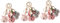 DEARMAMY 9pièces Porte-clés Lapin Mignon Accessoires De Décoration De Clé Et Pendentif De à Lapin