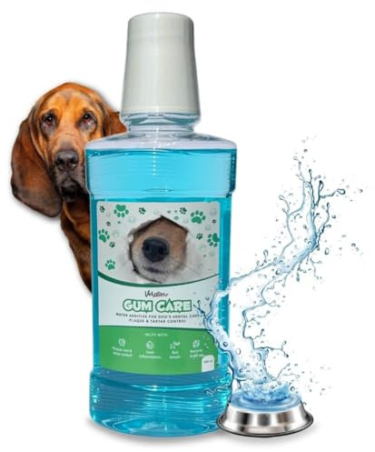 Vetnoms Dental Zahnsteinlösung für Hunde - Wasserzusatz zur Beseitigung von Mundgeruch bei Hunden und zur Behandlung des Zahnfleisches. Zahnsteinentferner für Hunde.