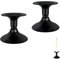 Andiker Satz von 2 Kerzenständer, robuste Metall Kegel Kerze Halter Exquisite Vintage schwarz Kerzenhalter für Kegel Kerzen dekorative Kerzenhalter für Hochzeit Dinning Home Decor