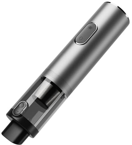 abask Aspirateur à Main,21000PA Portable 4 en 1 Mini Aspirateur Voiture Puissant sans Fil, 6000mAh Batterie sans Fil avec Lumière LED, Aspirateur de Voiture pour Maison Voiture Bureau Canapé