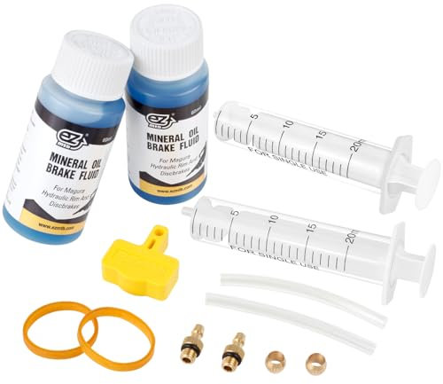 Yiezio Kit di spurgo Freni per Freni Idraulici per MAGURA, Kit Idraulici per la Sostituzione del Liquido Freni, Incluso Liquido Freni ad Alte Prestazioni, Olio Minerale da 120 ml