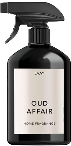 LAAY Raumspray Oud Affair 500ml – Intensiver Raumduft mit Oud, Safran, Leder & Pfeffer – Lang anhaltendes Duftspray – Unisex, vegan, kraftvoll