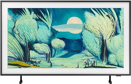 Samsung The Frame LS03F 4K QLED 55 Zoll (140 cm) UHD Fernseher, Modern Frame Design, NQ4 AI Gen2 Prozessor, Art Mode, Artful Picture Quality, One Connect Box, Vision Smart TV, 55LS03FA (2025)