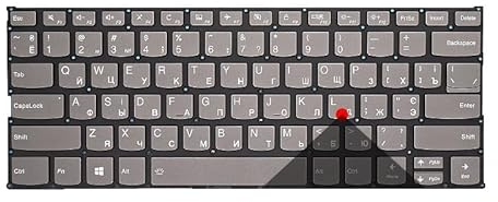 ZHXOZYF Teclado retroiluminado (Brasil, Ruso, español) para Lenovo Yoga 530-14 ARR 14IKB C740-14 C640-13IML C340-14 (PD4SB, NSK-BWFBC)(RU Original)