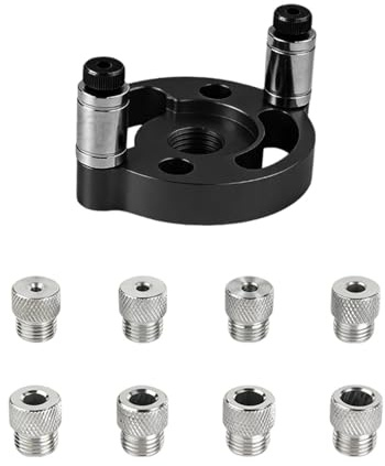 Drilling Guide for Straight Holes, Manual Tool For Metal And Wood - Drilling Guide Template | For Cross-Grooving Edges Cutting Deburring Carpentry Workshop Home