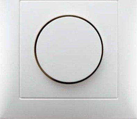 Hager - Monobloc Dimmer + Rahmen S1/B1/B3/B7, polarweiß