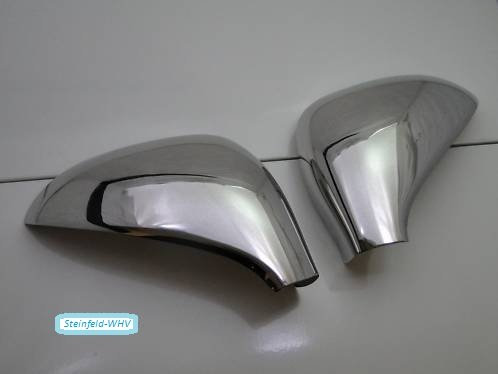 Set de coques pour rétroviseurs Chromé Acier inoxydable