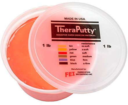 CanDo Antimikrobielle CanDo TheraPutty-Knetmasse - 450 g - rot (leicht)