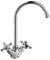 Clever Grifo de cocina bimando repisa, color cromado