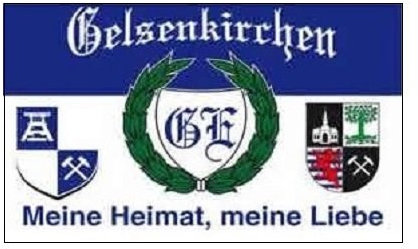TS24direkt Gelsenkirchen Fahne ca. 90 x 150 cm - Heimat