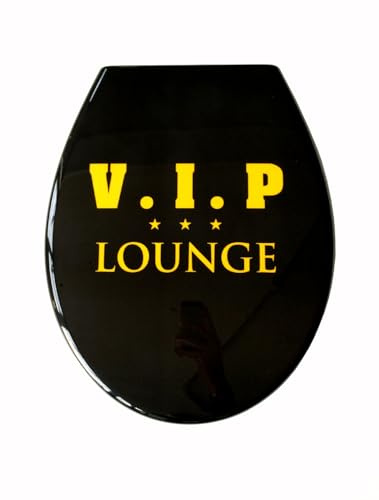 ADOB Design WC Sitz VIP Klobrille Klodeckel Toilettendeckel aus Duroplast, Absenkautomatik, Softclose, zur Reinigung abnehmbar, 59880