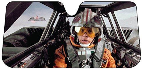 Plasticolor, Star Wars, Snow Speeder, Sonnenblende für die Windschutzscheibe vorn, faltbar im Akkordeon-Stil, 003702R01