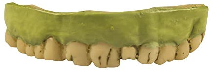 Dentier zombie adulte Halloween - Blanc - Taille Unique