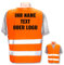 Personalisierte Warnweste nach ISO 471 für Privat und Gewerbe * eigenes Logo Name Bild * Klasse 2/2 Sicherheitsweste, Farbe Warnweste:Orange