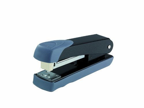 Rexel 02051BK Heftgerät Beta 28, Metall, Oberlademechanik, mit Entklammerer, 25 Blatt, schwarz