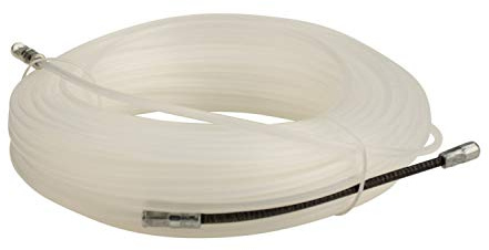 UNITEC Einziehwelle Kunststoff 10m | 3mm | massive Metallendstücke und Suchfeder