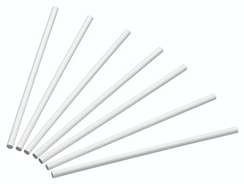 KitchenCraft Sweetly Does It Cake Pop Sticks, Papel, Blanco, Paquete de 50, 10 x 3 x 3 cm