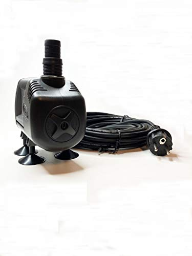 Sicce Syncra SIlent 2.5 Pumpe mit 10m Kabel, hochwertige Qualitätspumpe aus Italien, Pumpe für Ihren Garten- und Zimmerbrunnen (2400 l/h - 10m Kabel)