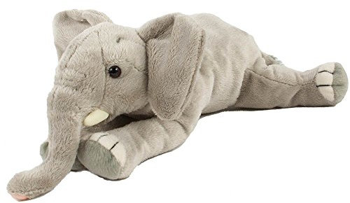 Plüschtier Elefant, liegend 29 cm bezauberndes Kuscheltier gefüllt mit Fasern und Granulat