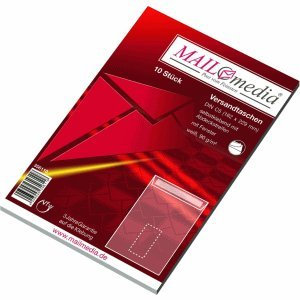 Elepa Versandtaschen C5 mit Fenster 90g/qm haftklebend weiß VE=10 Stück