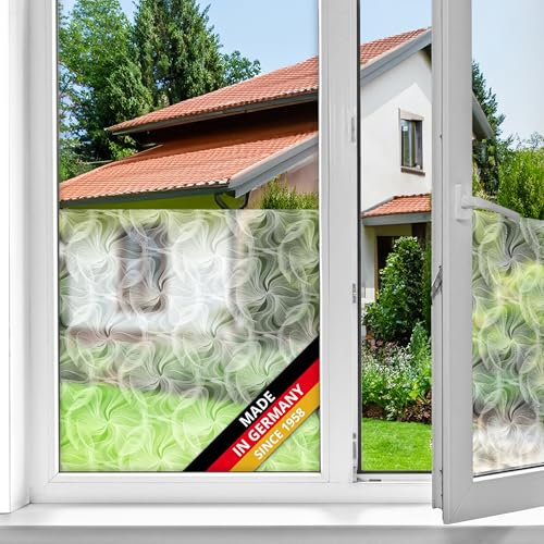 d-c-fix Pellicola adesiva per vetri finestre privacy autoadesivo Tara oscurante opaca decorative impermeabile per cucina, casa, ufficio, bagno, doccia carta 45 x 200 cm