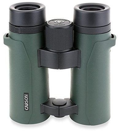 Carson RD Full-Size Fernglas, 10x42mm, Doppelstegdesign, wasserdicht, robust, beschlagfrei (RD-042)
