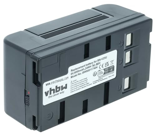vhbw Akku kompatibel mit Grundig LC-560 | LC-355, LC-410, LC-400, LC-460, LC-450, LC-550, LC-500 Kamera (4000 mAh, 6 V, NiMH)