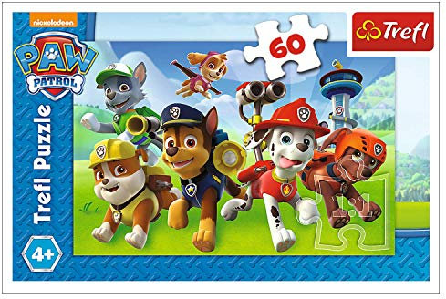 Trefl 916 17321 60pcs Paw Patrol Puzzle, Multi-Colored
