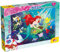 Lisciani - DIE KLEINE MEERJUNGFRAU Puzzle - ab 3 Jahren - Beidseitig bemalbar - Riesenpuzzle und Ausmalbild - Disney Puzzle mit bunten Motiven – Spiele ab 3 Jahren Mädchen
