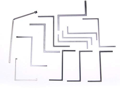 Loboo Idea 13 Pieces Tension Wrenches and Turning Tools Set Professional Locksmith Tool Set, HUK Locksmith Wrenches