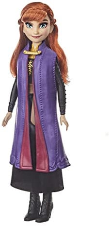 Disneys Die Eiskönigin 2 Anna Modepuppe mit Langen roten Haaren, Rock, Schuhen, Spielzeug inspiriert durch Die Eiskönigin 2
