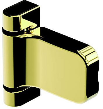 Mila Prosecure Composite Door Hinge Flush Face Fitting Timber Gold