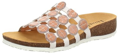 Think! Pantolette Damen,1010 Bianco Kombi,40 EU