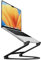 Twelve South Curve Flex | Ergonomischer höhen- und winkelverstellbarer Aluminium-Laptop-/MacBook-Ständer, passend für 10-17, tragbar - inklusive Transporttasche, Mattschwarz, TS-2201