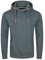 riverso Hoodie Herren Regular Fit RIVNiklas Kapuzenpullover Pullover Cross-Over-Kragen Blau XL, Größe:XL, Farbe:Turbid Blue