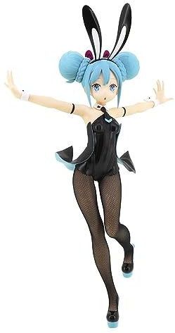 Furyu Hatsune Miku – Hatsune Miku BICUTE Bunnies Black – Figur 30 cm