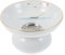BESTonZON Home Spezie Fine Gongfu Gaiwan Allentato Utensili Imbuto Setacci Cerimonia Cinese Stile Amante Tè Base Classico Bianco per Ciotole Filtro Ceramica Nobile Vista Fatti a mano