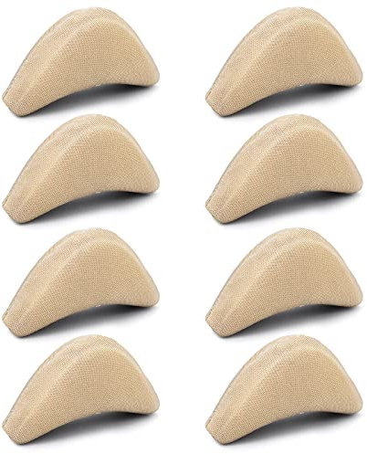 Molain Zehenfüller Einsätze 4 Paar Schuhfüller Unisex Atmungsaktiv Weich Big Toe Plug Vorfußpolster Schuhfüller für Hohe Ferse Fußschmerzen Linderung