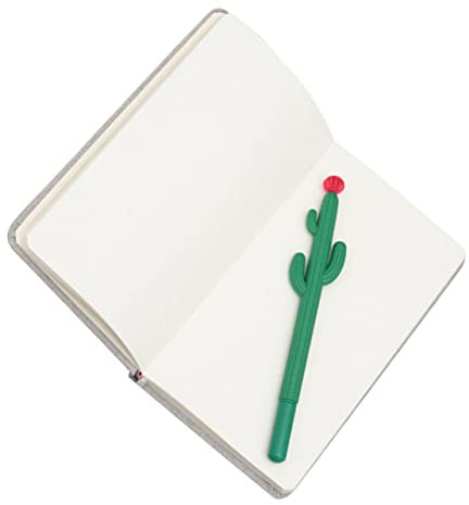 NUOBESTY Notizbücher Erinnerungsbuch Notizbuch Für Reisende Tagebuch Notizblöcke Notizbuch Mit Stift Schüler-notizbuch Student Gel Stift Kaktus Reisenotizbuch
