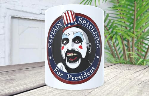 Genérico Tasse Captain Spaulding President – ideal als Geschenk für jeden Liebhaber des Horrorfilms.
