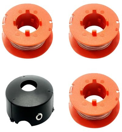 Viilich 3 bobines de fil de rechange pour coupe-bordure Bosch ART 23/26/30 Combitrim 23/26 Easytrim, pour bobine de fil unique Bosch F016800175,avec 1 pour couvercle de bobine Bosch F016L71088