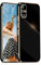 Kaywzo Hülle für Samsung Galaxy A71 4G,TPU Galvanisiertes Stoßfeste Handyhülle,Glänzend Spiegel Kratzfeste Schutzhülle,Ultra Dünn Silikon Cover Case,Schwarz