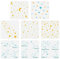FINGERINSPIRE 8Pcs Pochoir de Peinture Étoiles Scintillantes de Lune 30x30cm Pochoir de Dessin de Constellation Du Zodiaque Pochoir Décoratif Thème Fantastique pour Mur Sol Bois Toile Meubles en Tissu