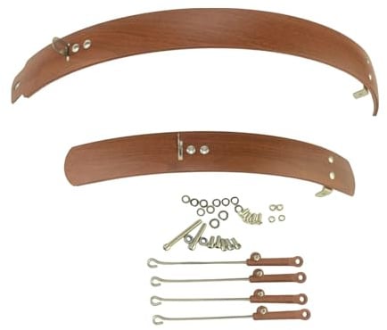 JISADER Faltrad Kotflügel Vorne Hinten Kotflügel Rad Schutz Leichte Fahrrad Kotflügel Set Fahrrad Schlamm Schutz Set für Fahrrad, 20 Zoll